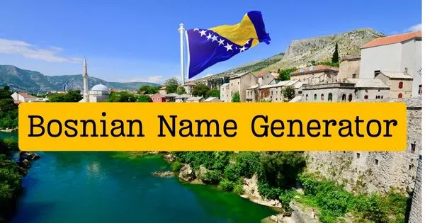 Bosnian Name Generator
