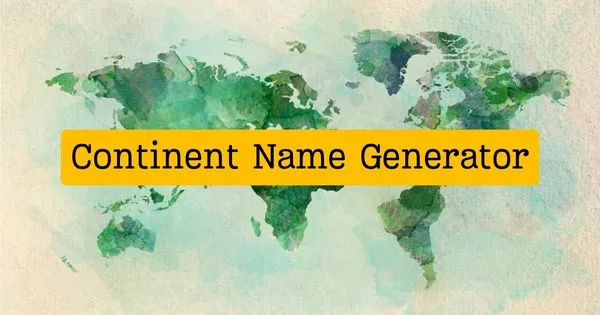 Continent Name Generator