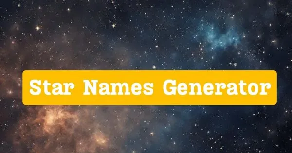 Star Names Generator