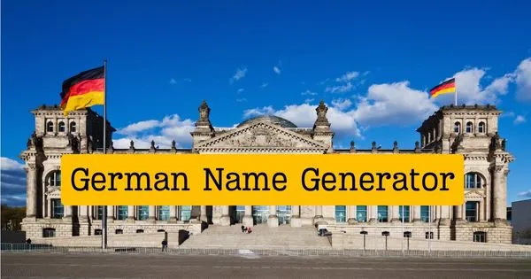 German Name Generator