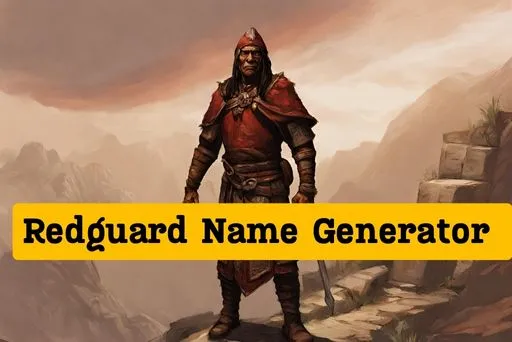 Redguard Name Generator