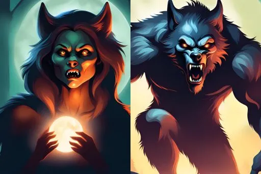male female Werewolf-