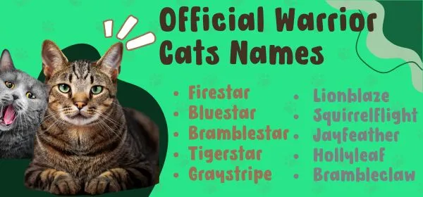 Official Warrior Cats Names