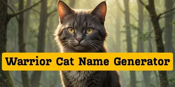Random warrior cat name generator