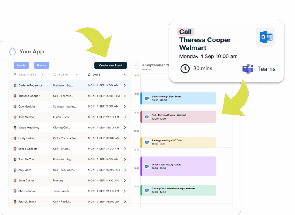 Outlook Calendar API